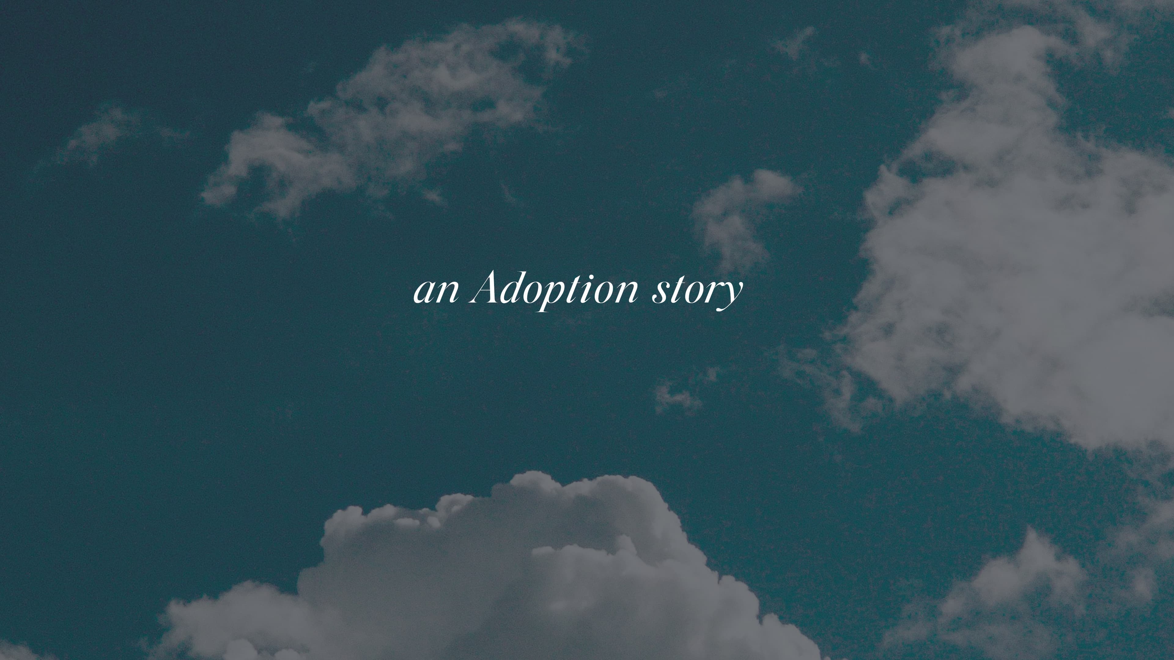 An Adoption Story backdrop