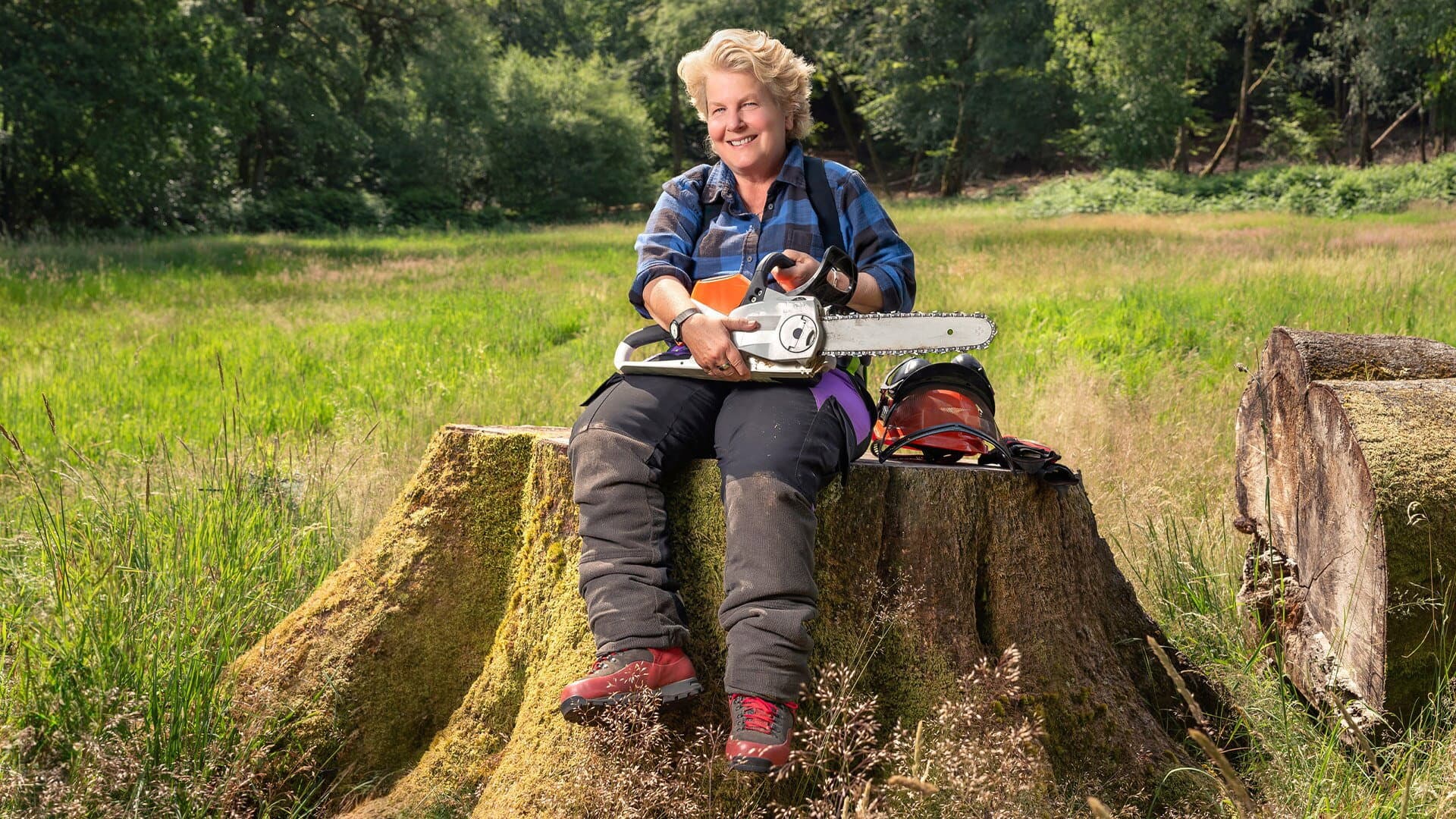 Sandi's Great British Woodland Restoration backdrop