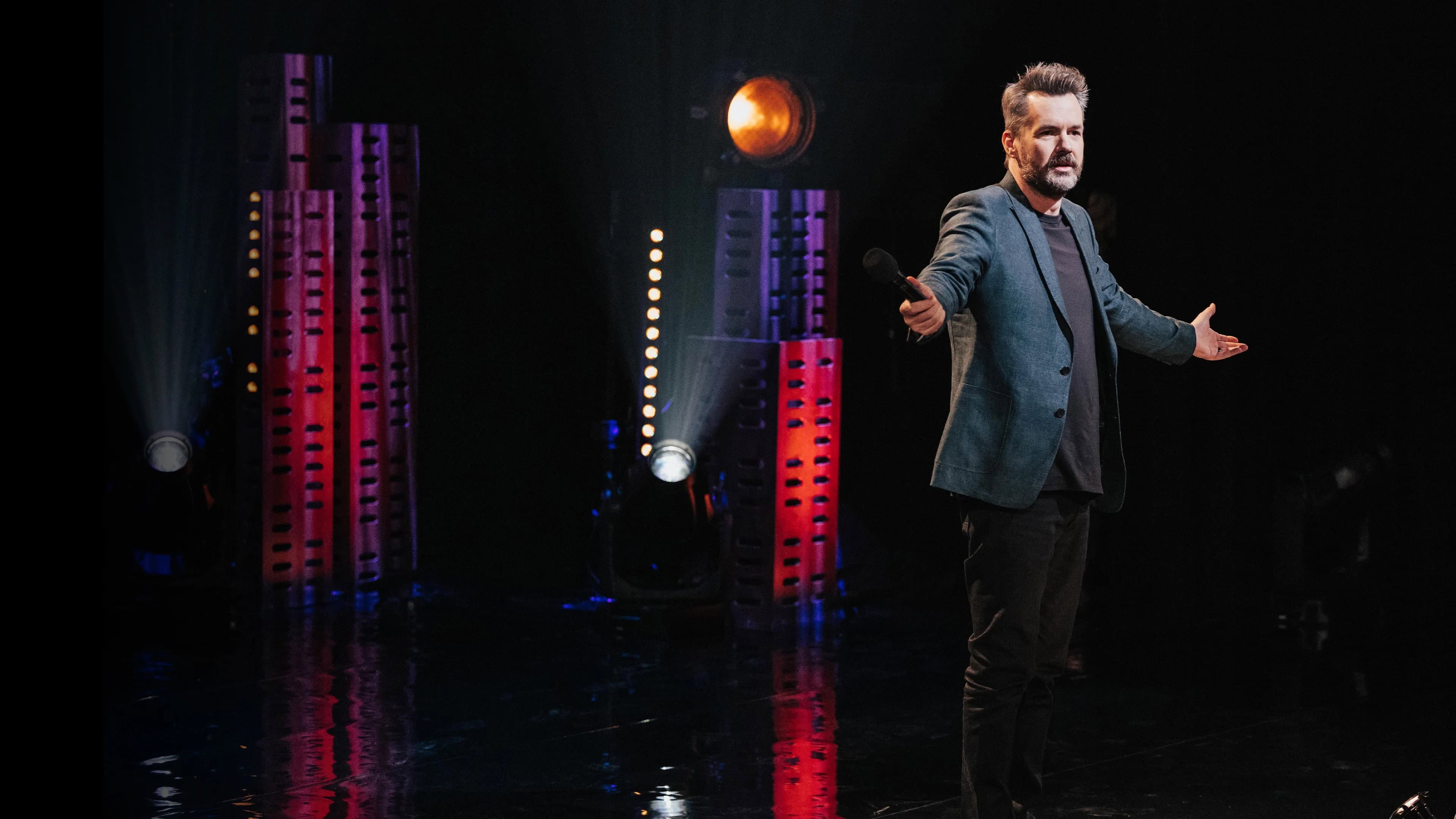 Jim Jefferies and Friends backdrop